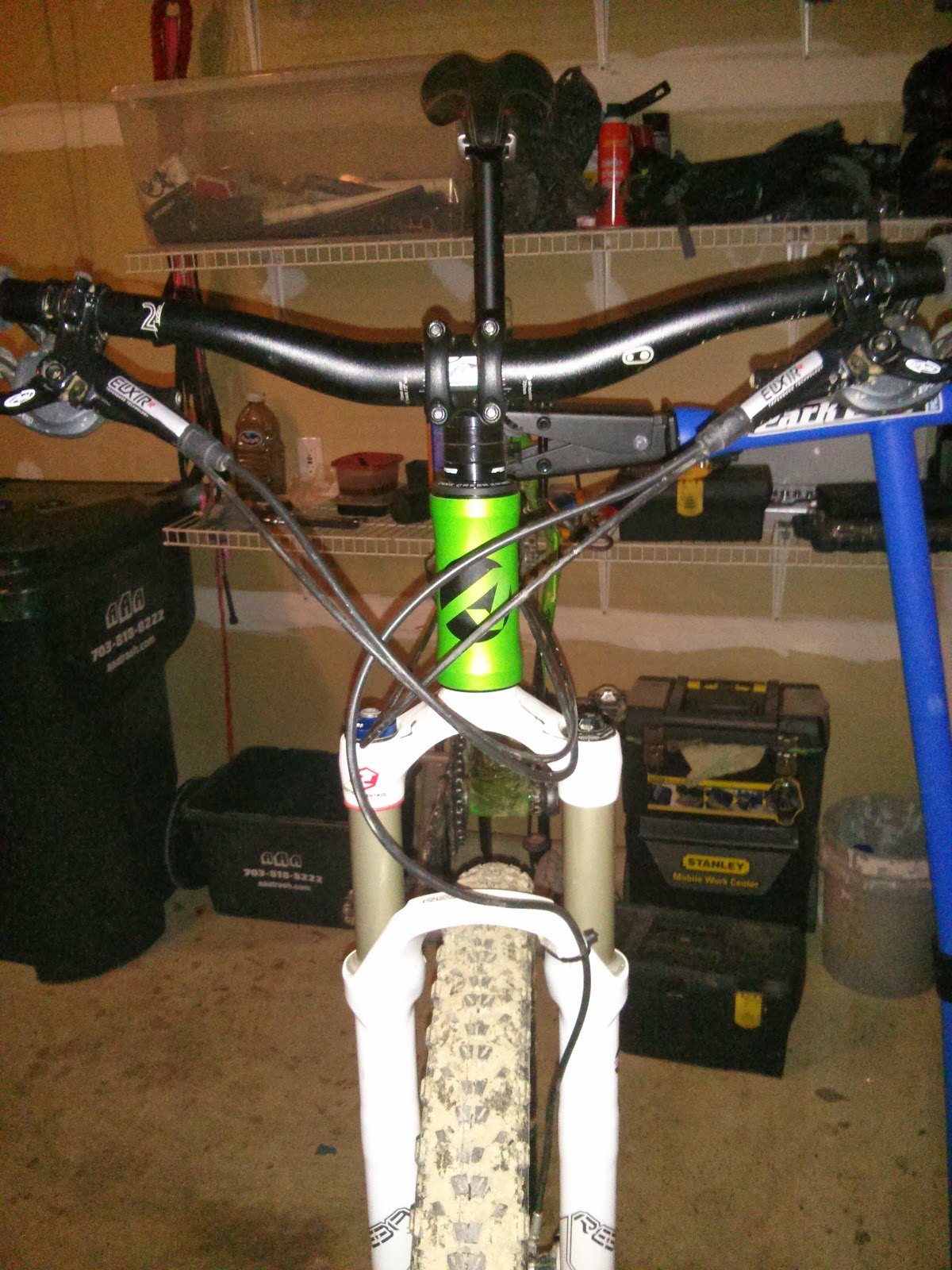 DIY Headset press Matt on bikes