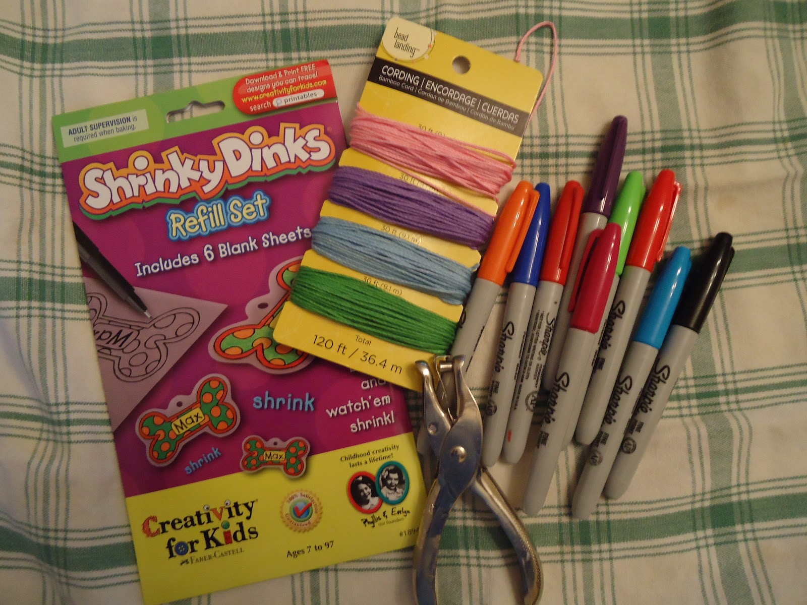 Dinners in the FourOneFive Tutorial Shrinky Dink Necklaces for