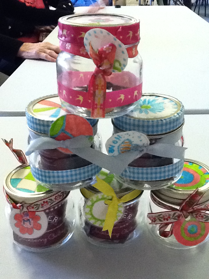 ONE I MADE EARLIER TODAY Kilner Jars and a crafting session