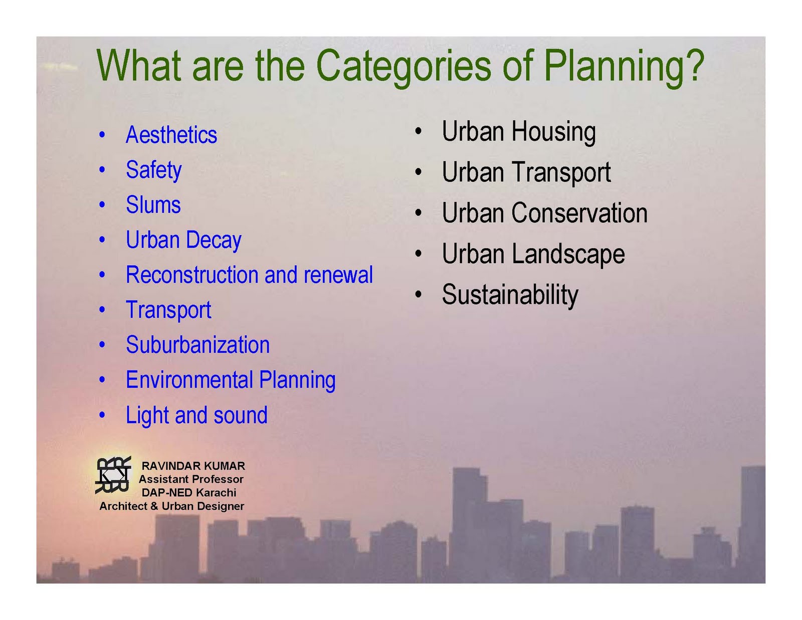 urban and regional planning introduction to urban and urban and regional planners