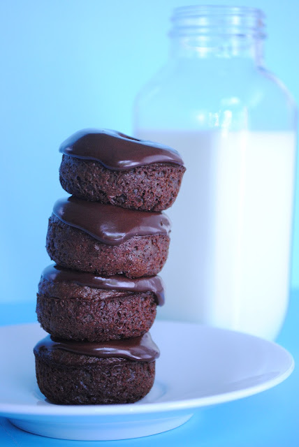 Chocolate Donuts with Chocolate Glaze