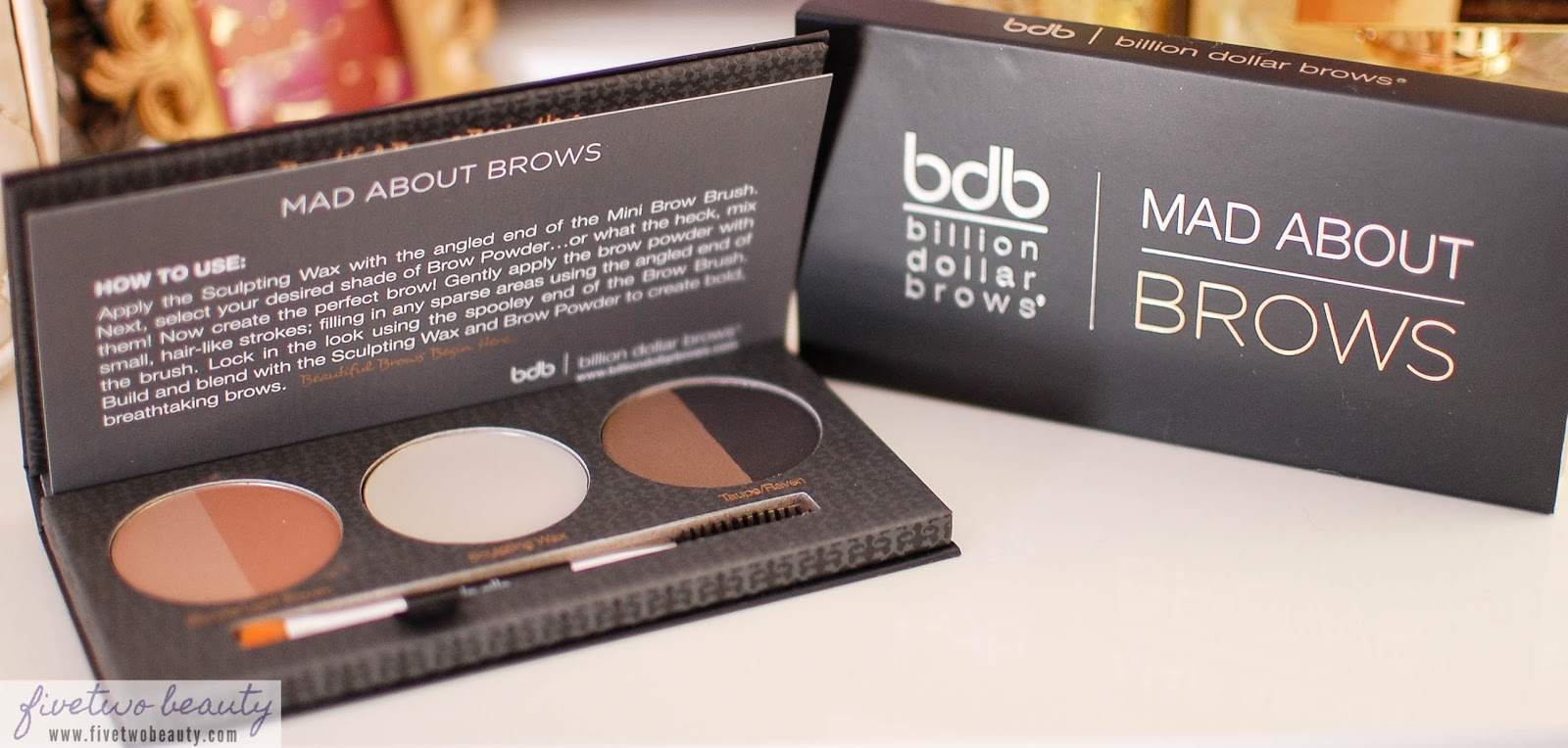 fivetwo beauty BDB Mad About Brows + Brow Buddy Kit Review