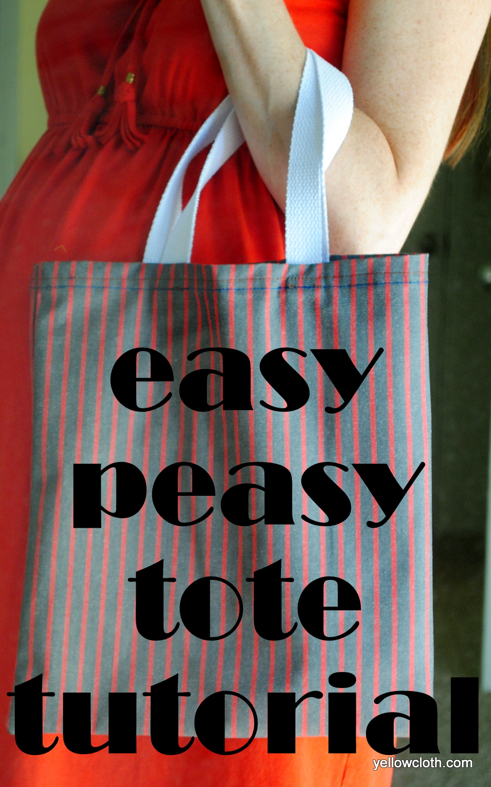 How to make a (easy peasy) tote bag