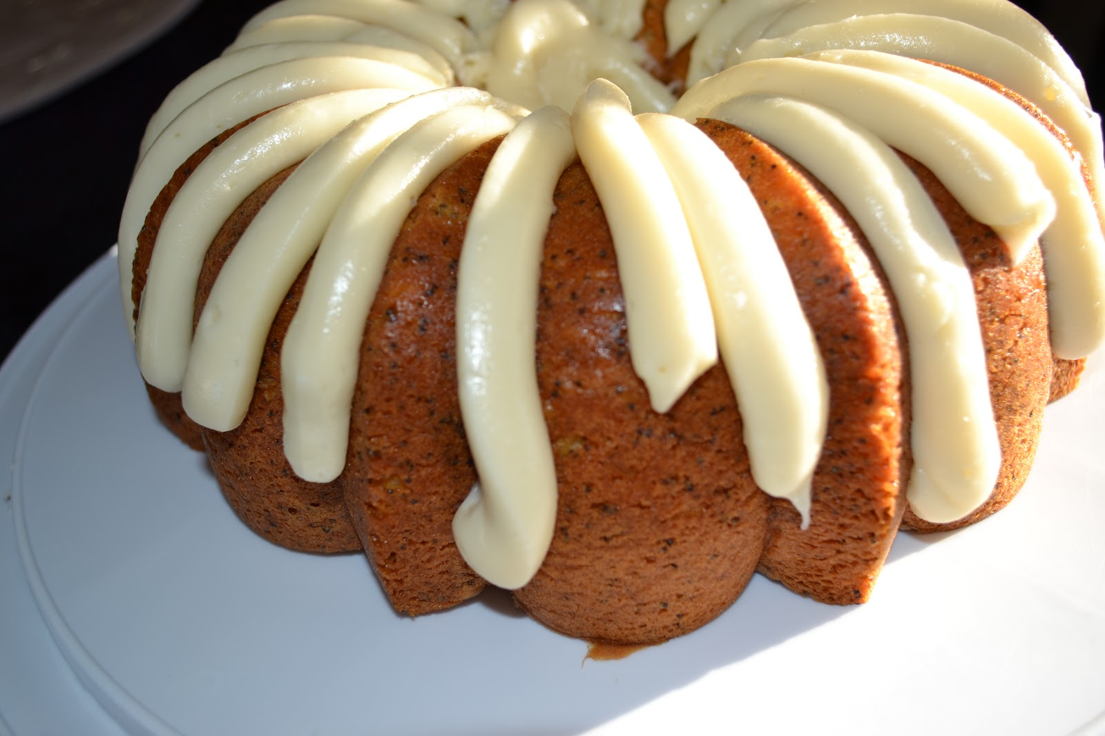 Tara's Kitchen Adventures Almond Poppy Seed Bundt Cake