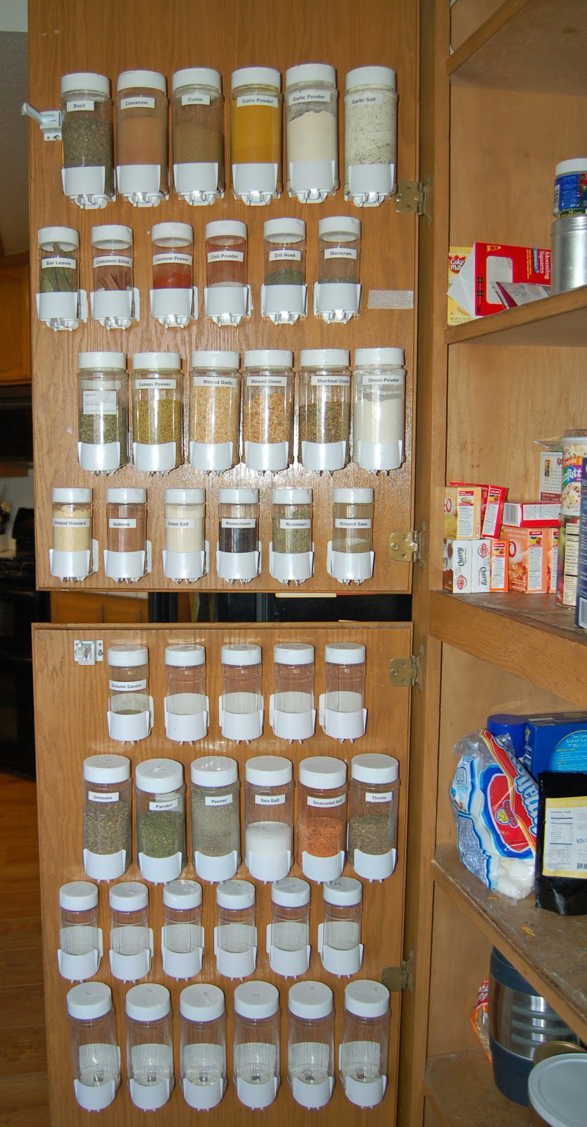 My Year Living On Food Storage Storing Spices