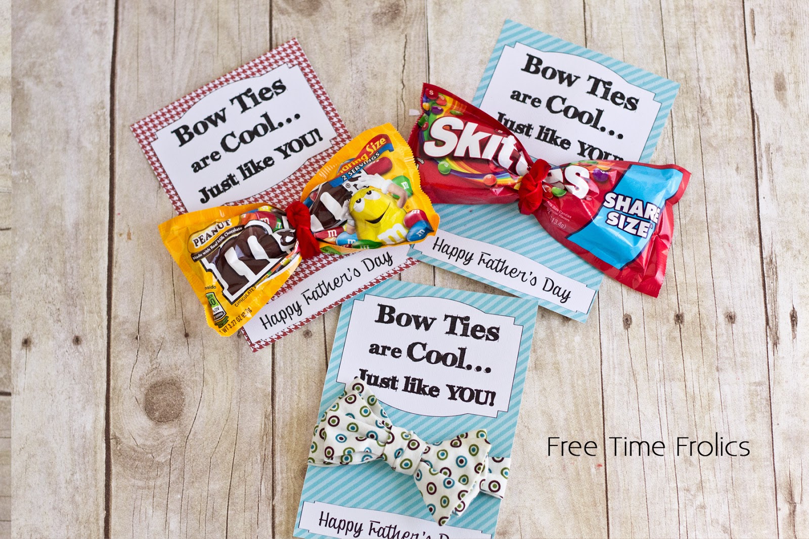 Dr who fathers day printable candy bow tie www.freetimefrolics.com #fathersday #drWho