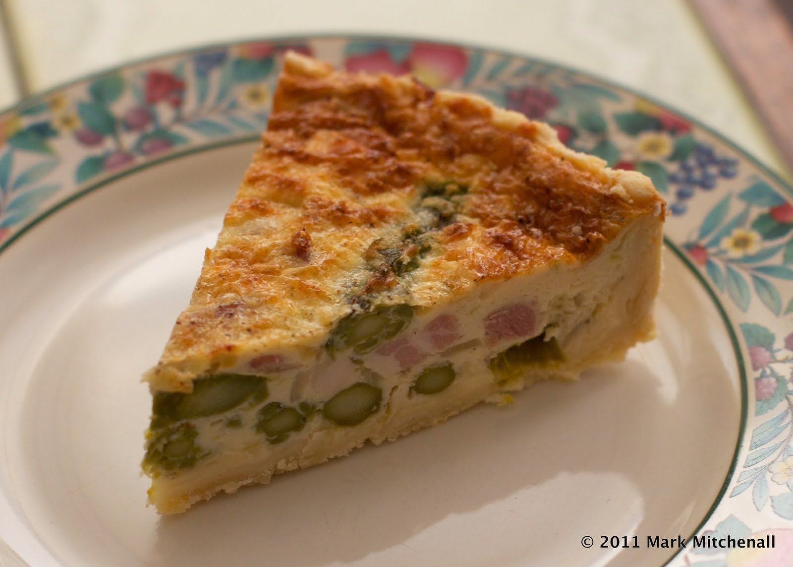 Bacon and Asparagus Quiche