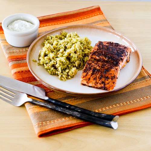 SumacRubbed Salmon Roasted in Olive Oil Kalyn's Kitchen