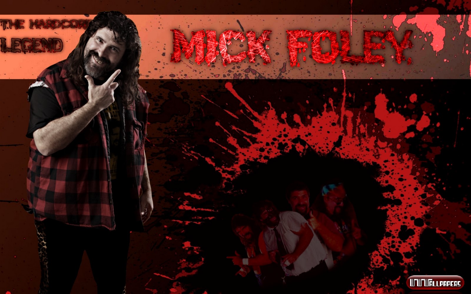WWE WALLPAPERS: Mick foley | Mick foley wallpapers | Mick foley