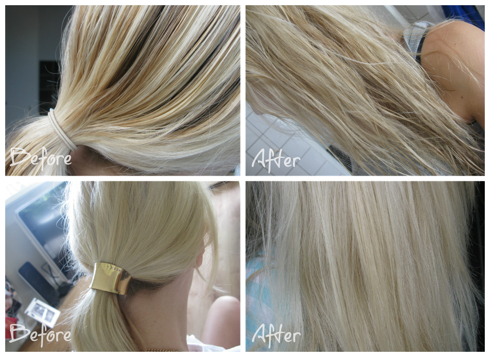 4. Gray Blonde Hair Maintenance Routine - wide 3