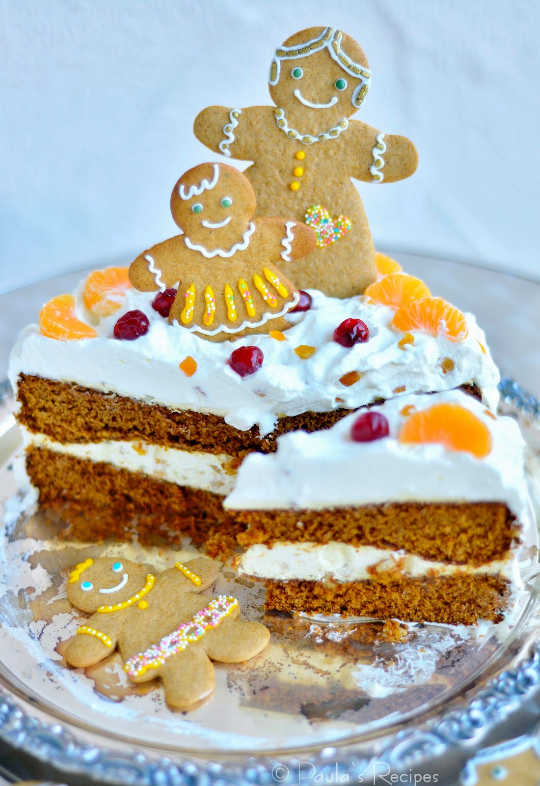 Paula's Recipes: Christmas Gingerbread Cake / Lebkuchen - Torte