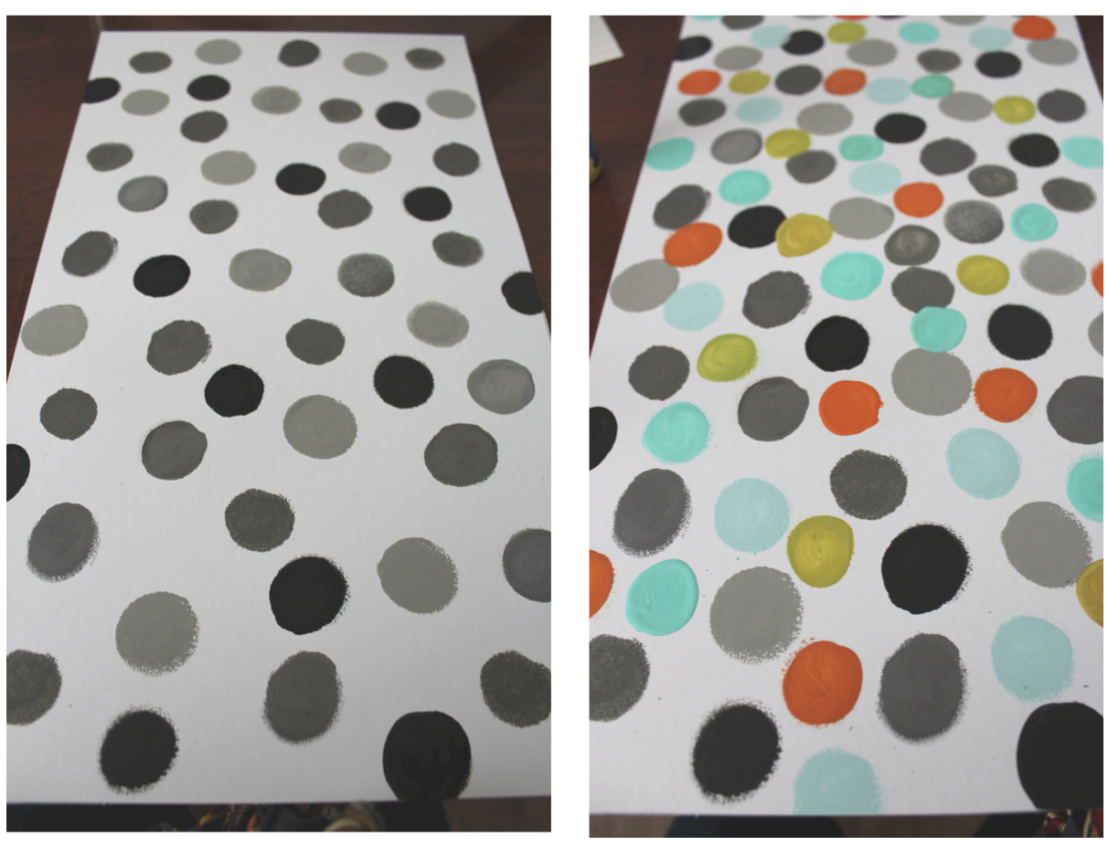 Love, Jessica Anne DIY Polka dot wall art