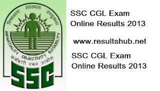 SSC CGL Result 2013 TIRE 1 Combine Graduate Level Exam 