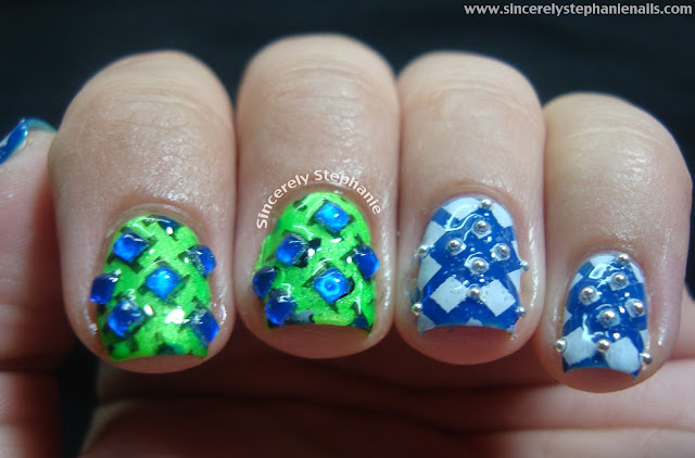 china glaze neons bundle monster stamping nail art