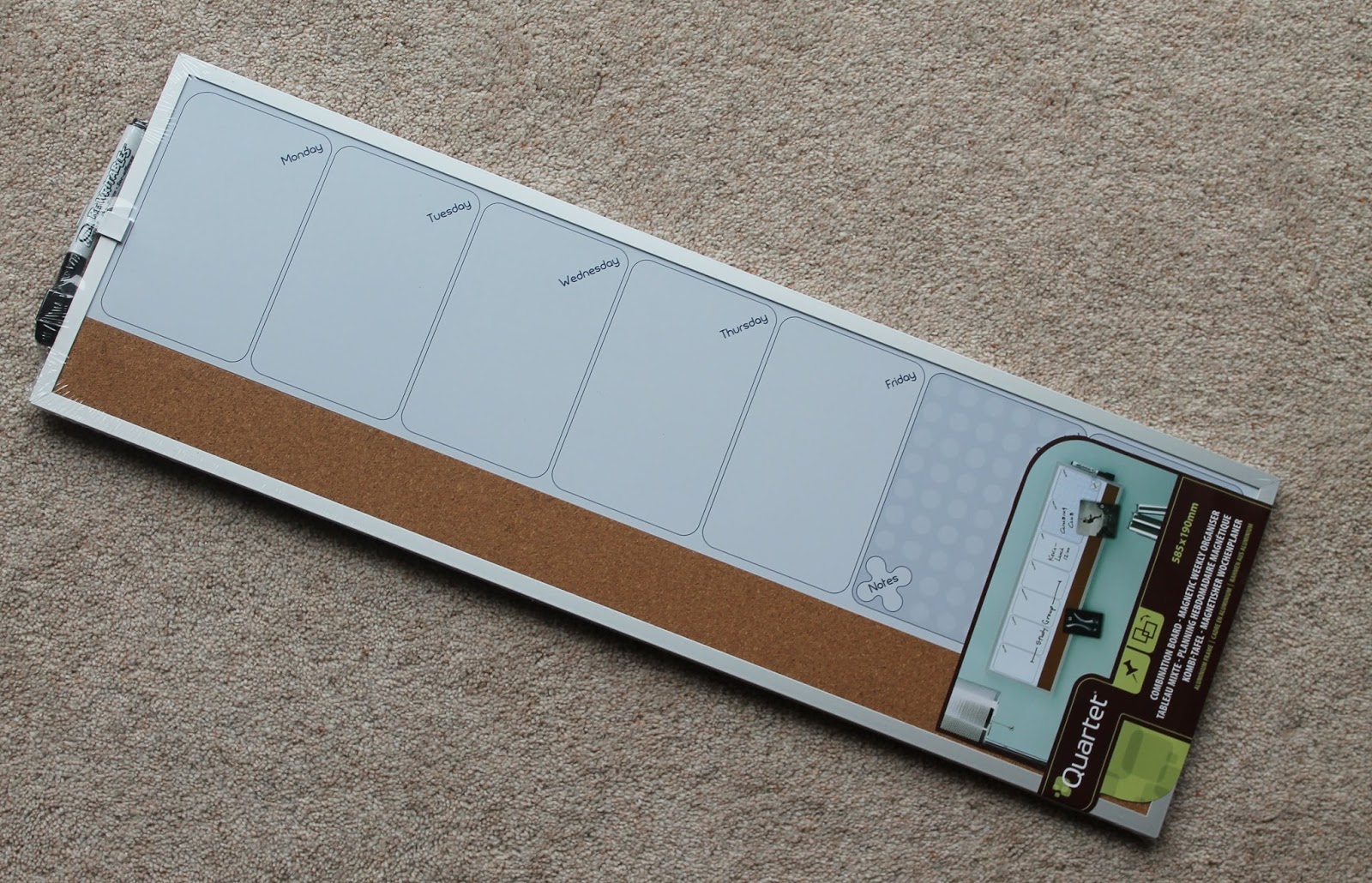 Shoplet UK Acco Quartet Magnetic Weekly Organiser Shoplet UK Acco Quartet Magnetic Weekly Organiser