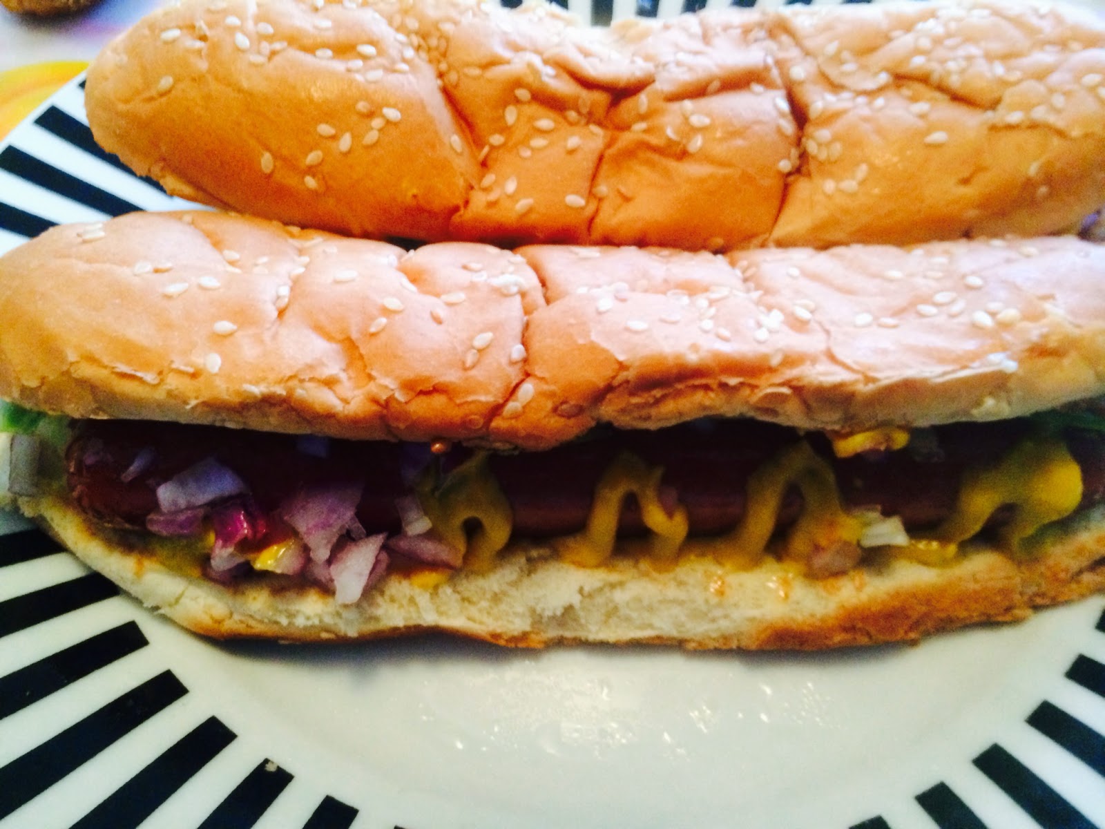 My Kitchen's Aroma Hot Dog Sandwich