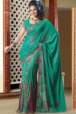 Indian New Collection Bridal Fancy Saree Styles