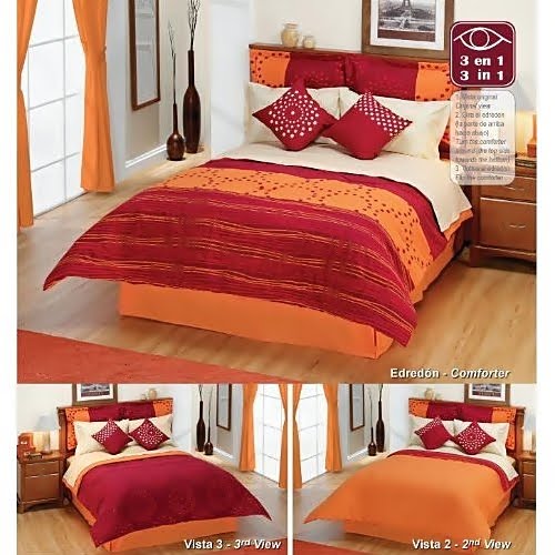 Discount forter sets Red Orange forter Sheets