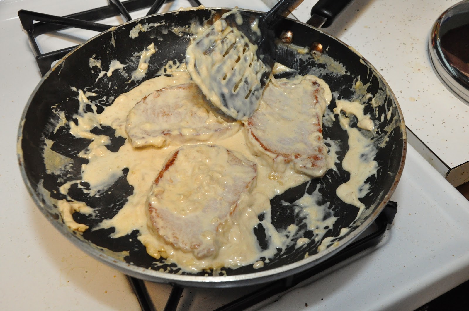 365 Days of DIY Pork with a Brie & Blue Cheese Sauce
