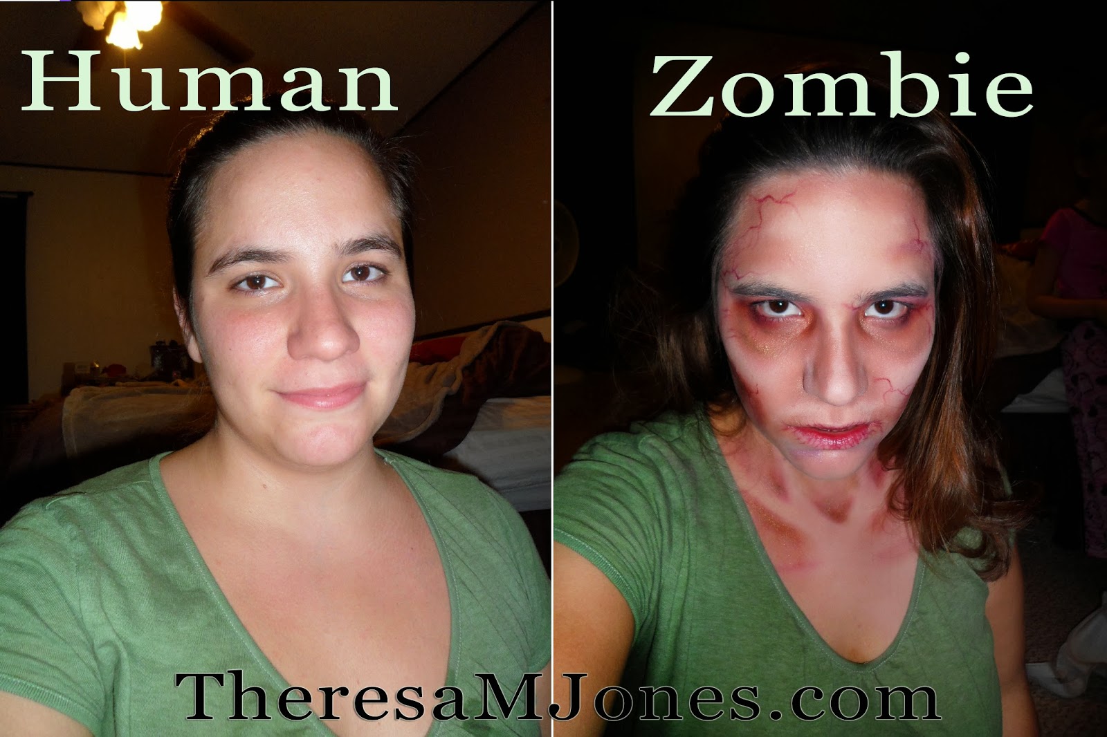 Theresa M Jones Zombie Makeup How To Part 1