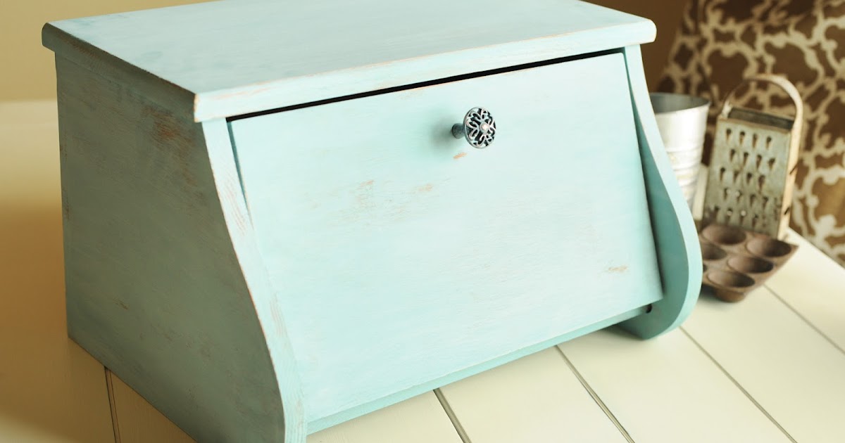 Alice and Hatter SOLDAqua Bread Box 22