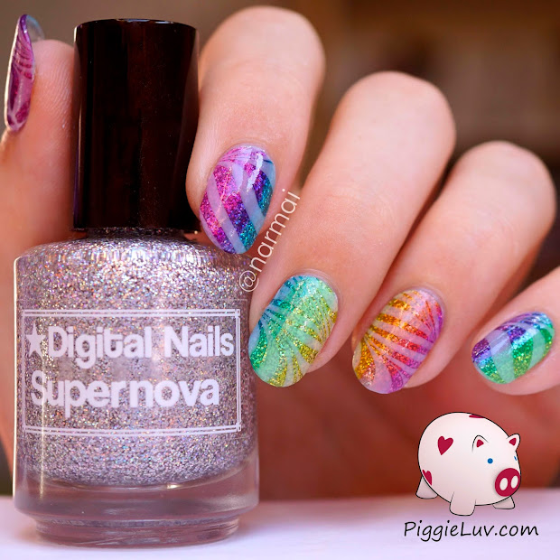 piggieluv opi color paints glitter