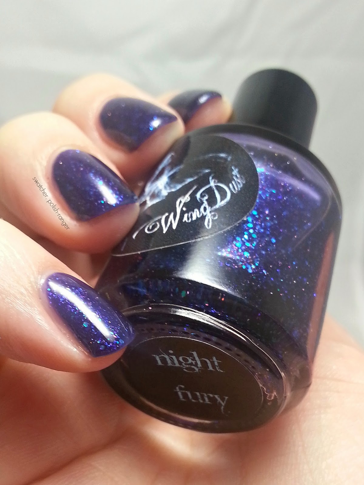 WingDust Collections Night Fury swatch