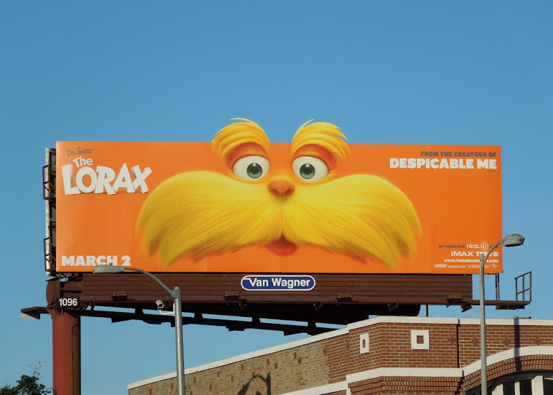 The Lorax movie billboard