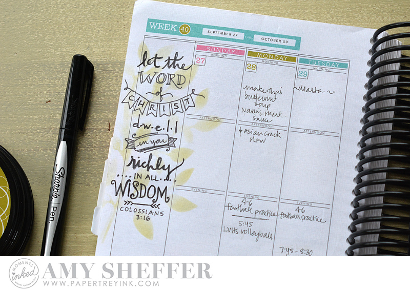 Pickled Paper Designs Moments Inked Bible Journaling In Your Planner