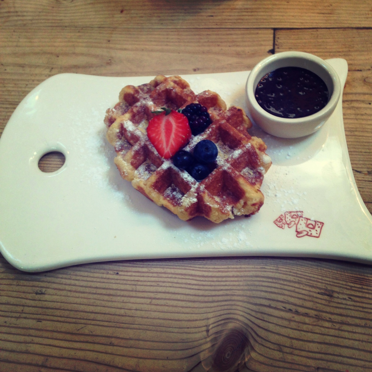 Byron, Birkin, & Burch My Covent Garden Waffle