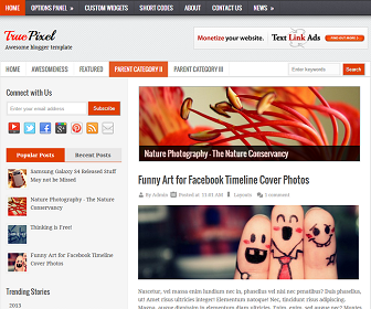 TruePixel Blogger Template TruePixel Blogger Template