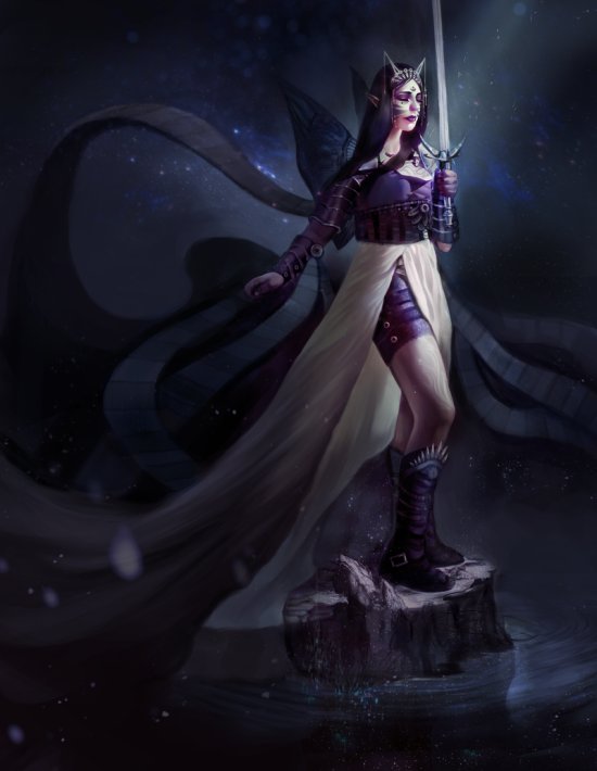 As fantásticas ilustrações com personagens femininas de Emily Chen Emily Chen aStripedUnicorn deviantart ilustrações fantasia mulheres elfas personagens femininas