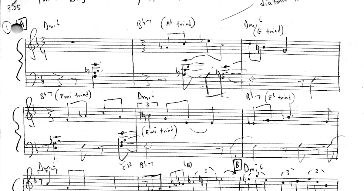 Ever Up and Onward Herbie Hancock transcription Three Bags Full