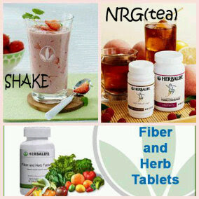 Shake , NRG and Fiber Herb Tablets