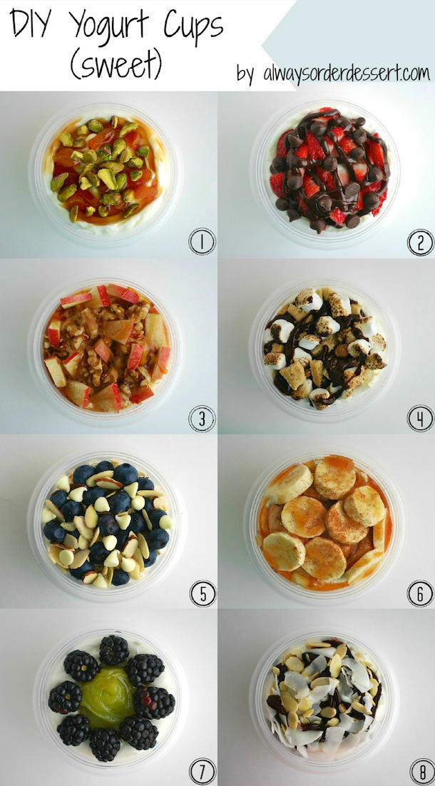 8 Sweet & Decadent DIY Yogurt Cup Topping Ideas Always Order Dessert