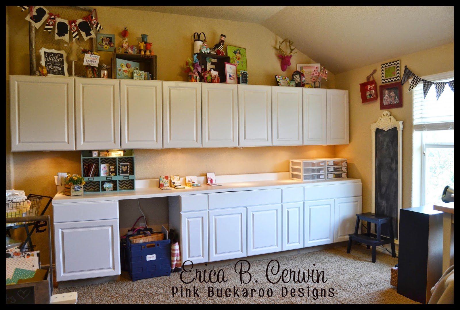Pink Buckaroo Designs A Tour Of My Updated Craft Room