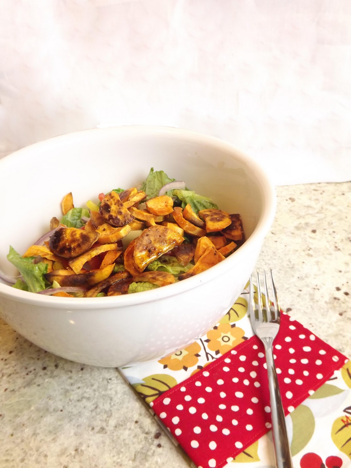 Yam and Balsamic Salad