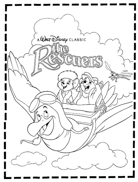 Disney Rescuers Coloring Pages