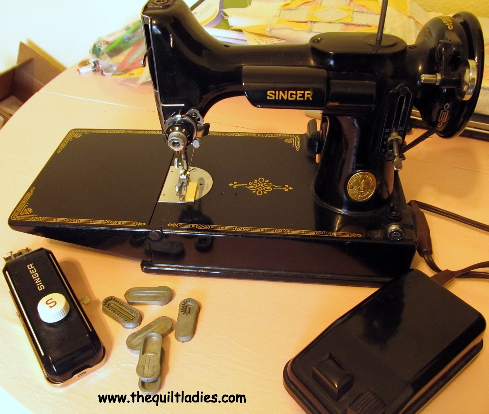 The Quilt Ladies Book Collection My Singer Feather Weight Sewing Machine