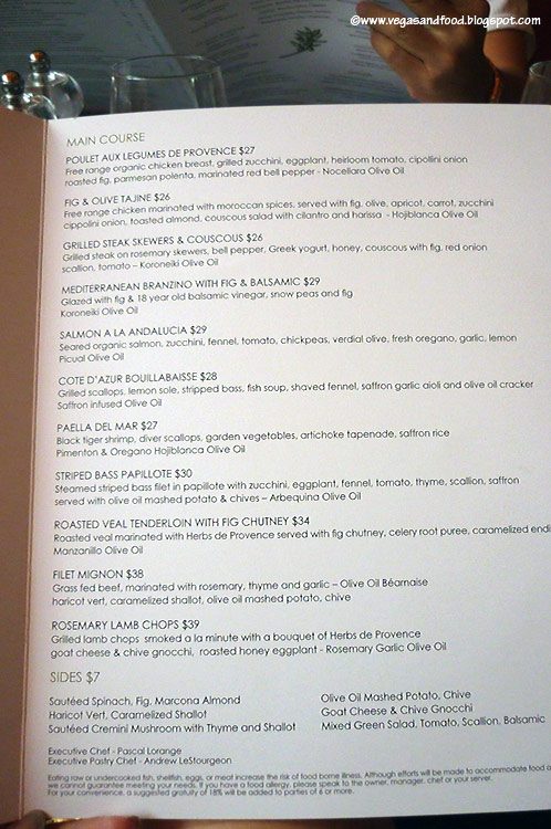 Fig & Olive - West Hollywood - Vegas and Food
