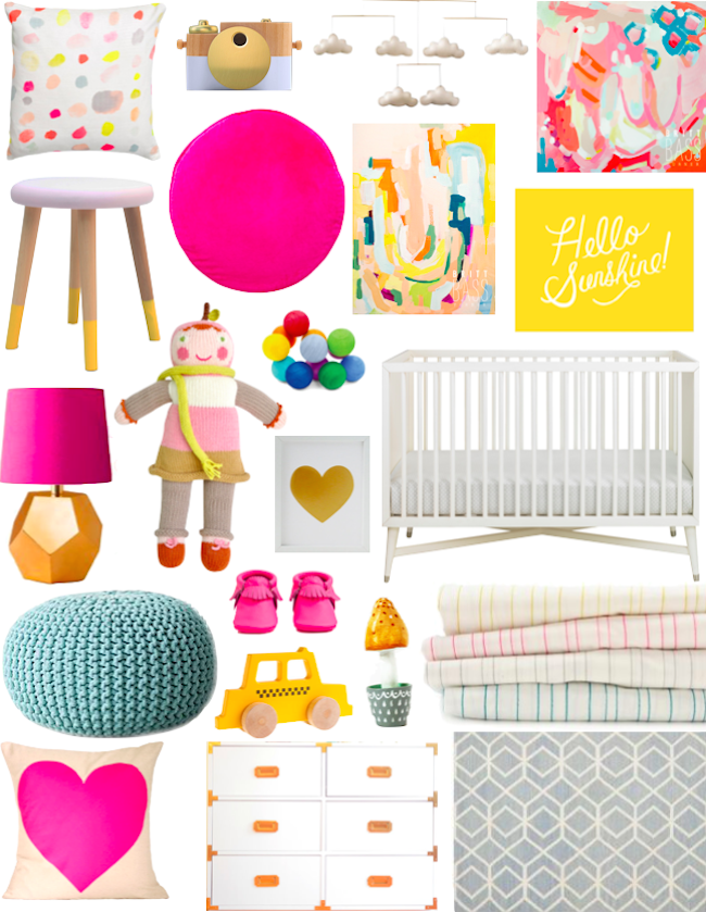 A Lovely Lark Neon Pop Nursery