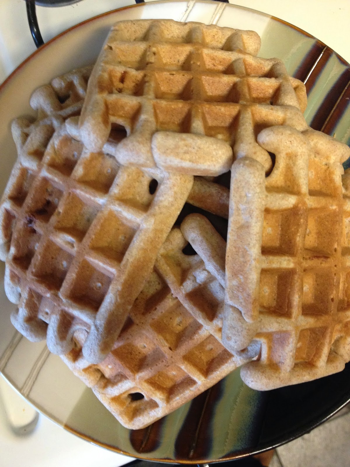 Being Mrs. Olson Whole Wheat Belgian Waffles from SCRATCH!