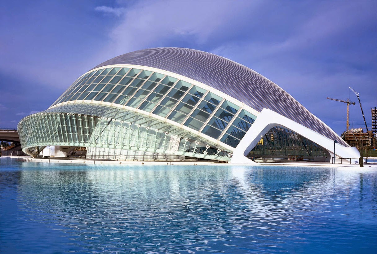 LHemisfèric i Valencia af Santiago Calatrava LHemisfèric i Valencia af Santiago Calatrava