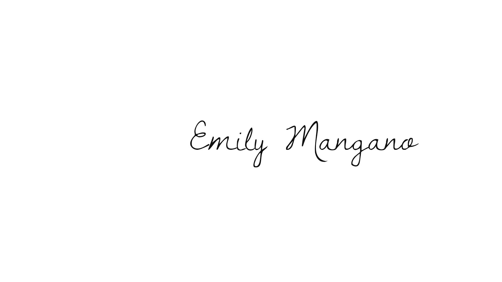 It's Emily Mango