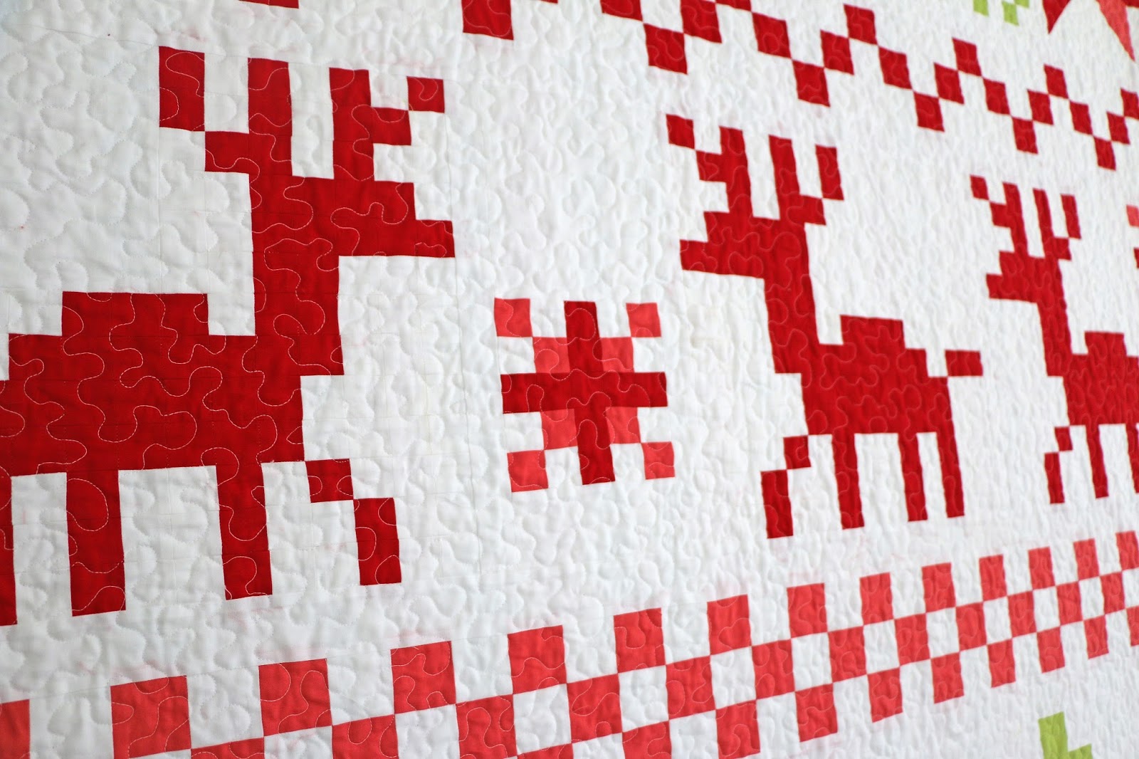 Freshly Pieced: Fair Isle Christmas Quilt - My New Pattern