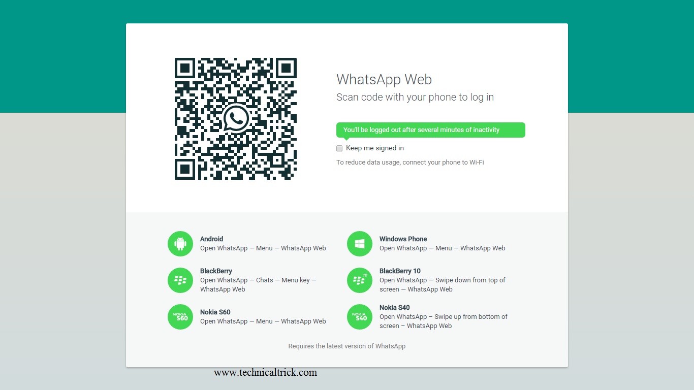 where do whatsapp web download go