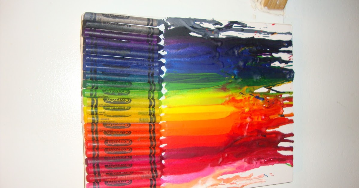 The Crafty Canadian Melted Wax Canvas