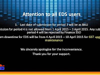 Closure of EDS System for GST Implementation Closure of EDS System for GST Implementation