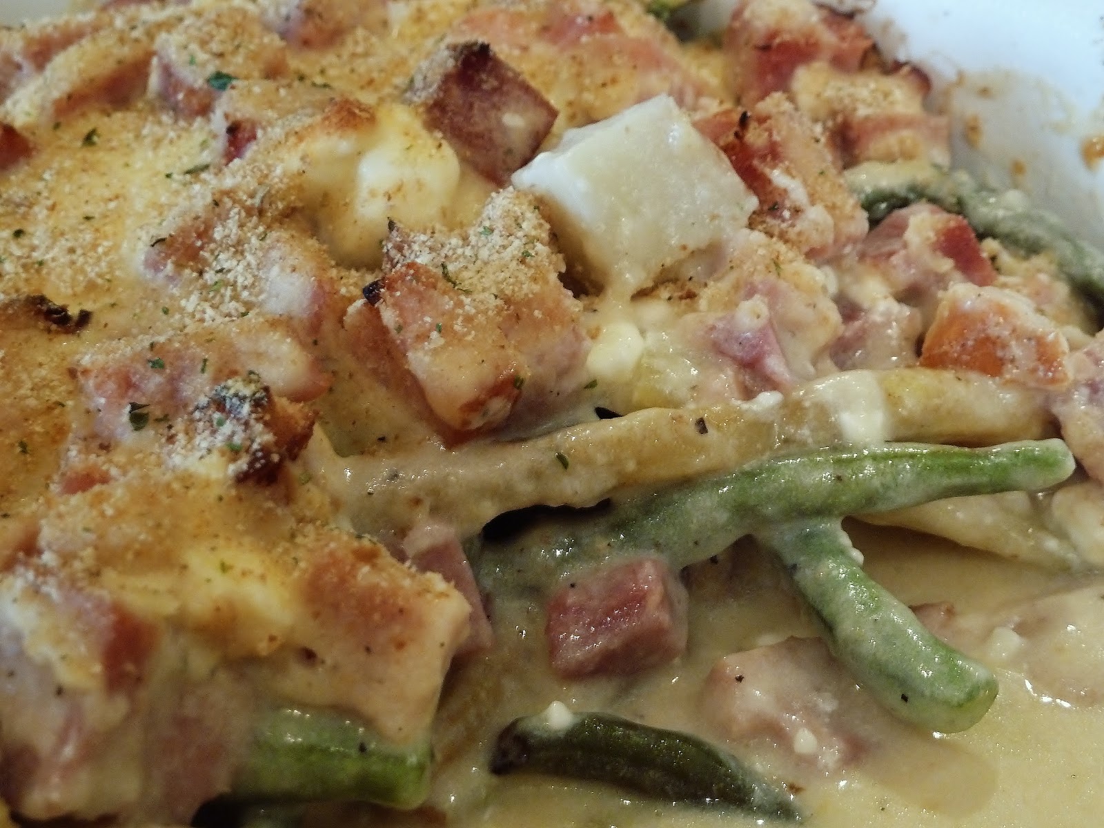 ham potato green bean casserole