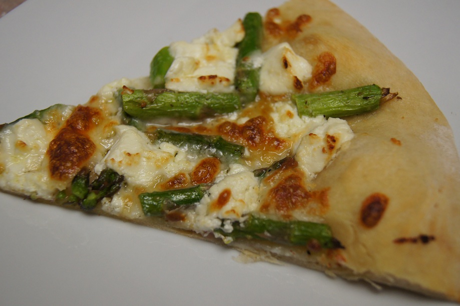 Tasty Tuesday Asparagus Goat Cheese Pizza Honest And Truly!